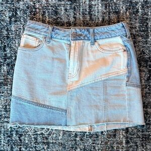 Pacsun Patchwork Mini Skirt
